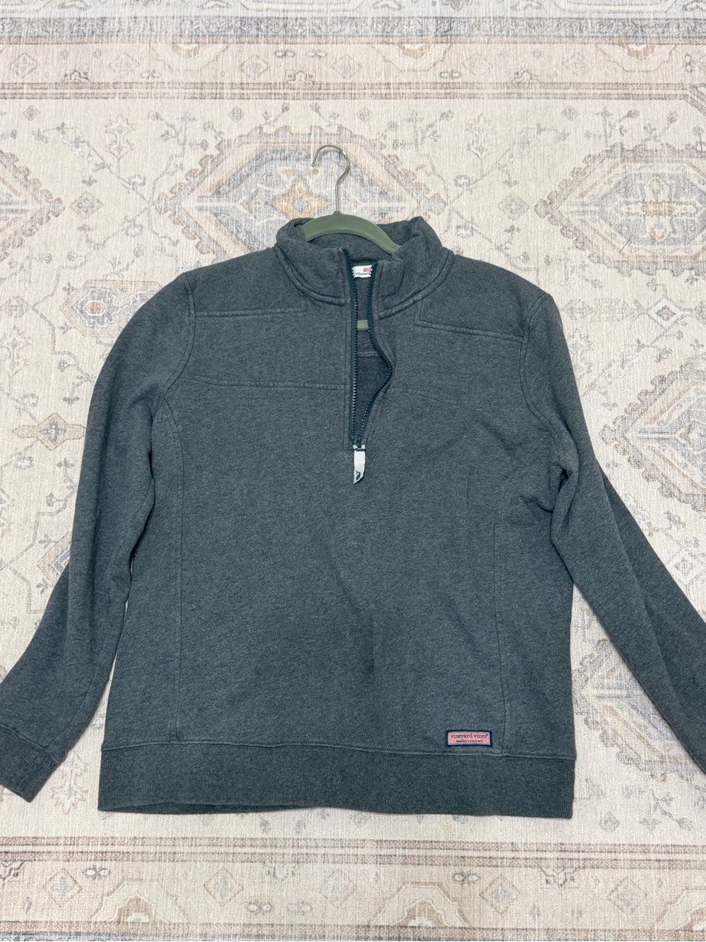 Vineyard Vines Women’s Half-Zip Pullover Sweater - Charcoal